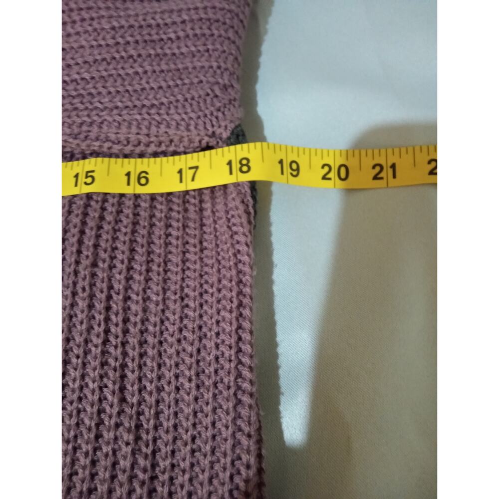 Bcx Ribbed Knit Color Block Over Sized Open Front… - image 7